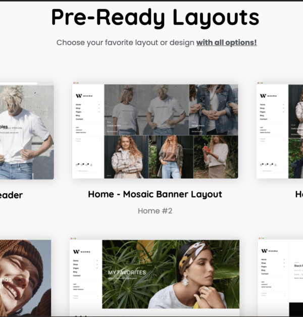 Fashion Store Website – WooCommerce WordPress
